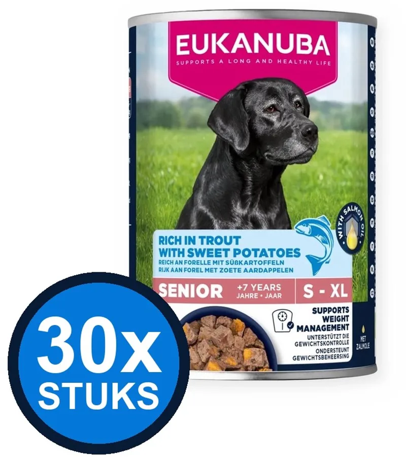 30x Eukanuba - Life Care Dog Wet Senior Lamb & Potato - Hondenvoer Natvoer - 400 g von Eukanuba – Produktfoto