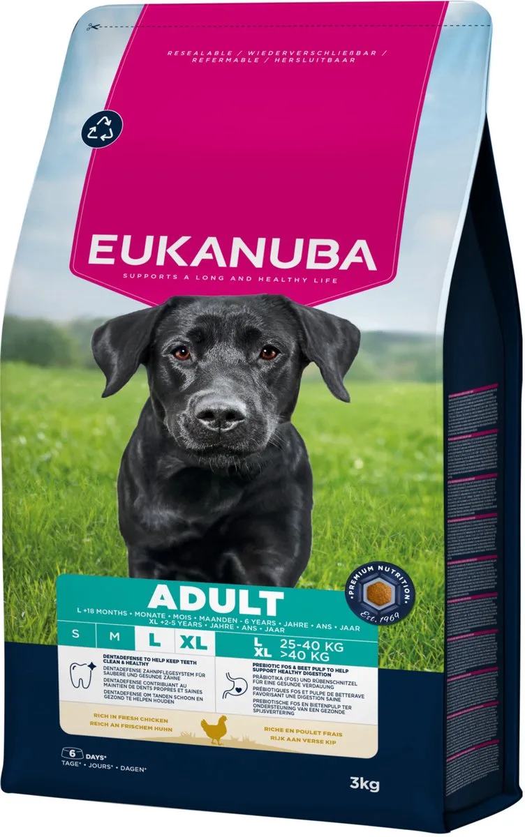Adult Large Breed Kip - Hondenbrokken - 3 kg by Eukanuba – product photo