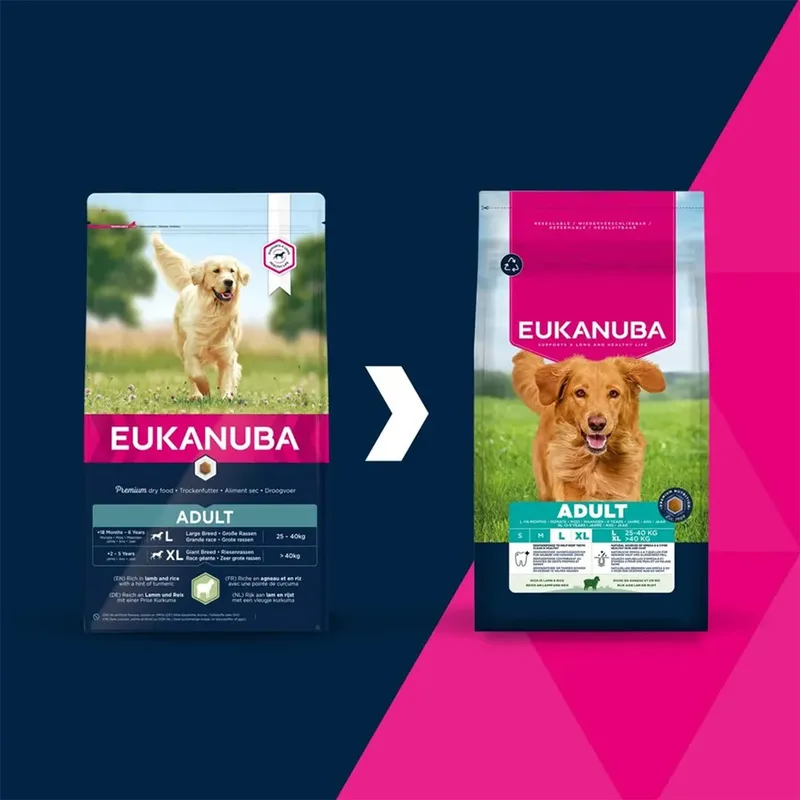 Adult Large Breed Lam&Rijst - Hondenbrokken - 12 kg von Eukanuba – Produktfoto 2 von 3
