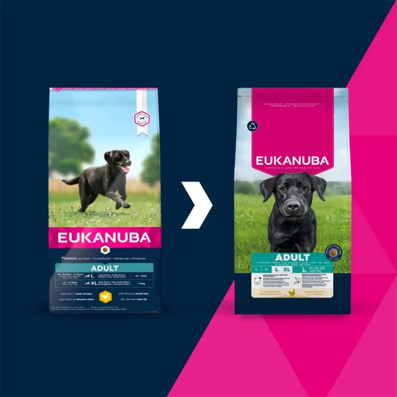 Adult Large Serie - Droogvoer voor Grote Honden - Kip - 15kg de Eukanuba – photo produit 2 sur 3