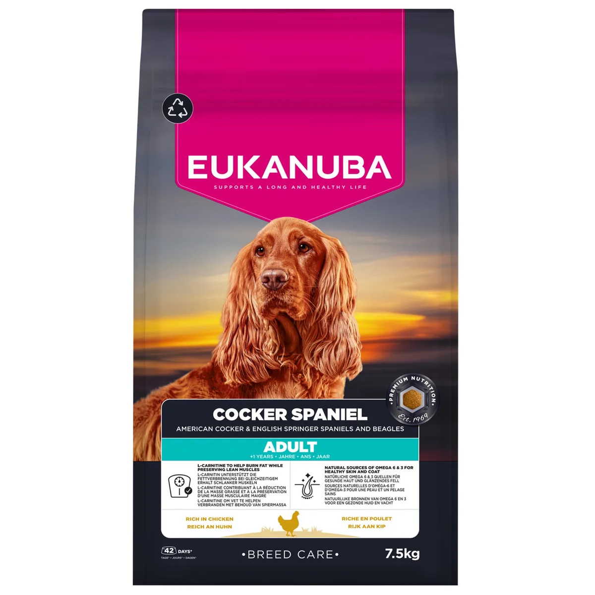 Breed Specific Cocker Spaniel Hondenvoer - 7,5 kg van Eukanuba – productfoto