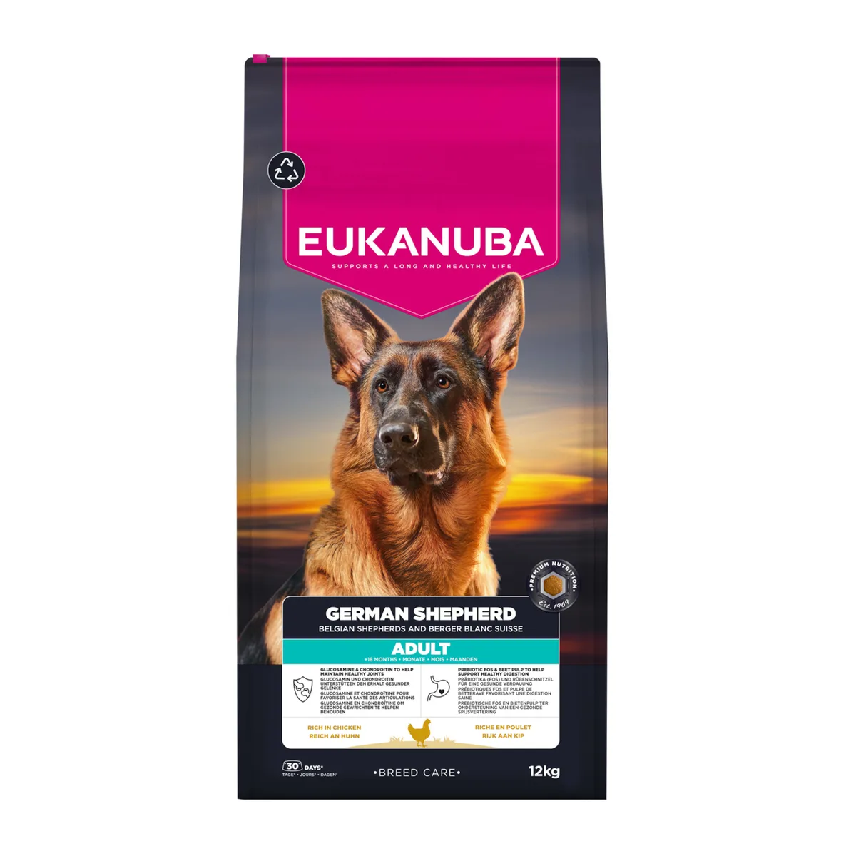 Breed Specific German Shepherd Hondenvoer - 12 kg by Eukanuba – product photo