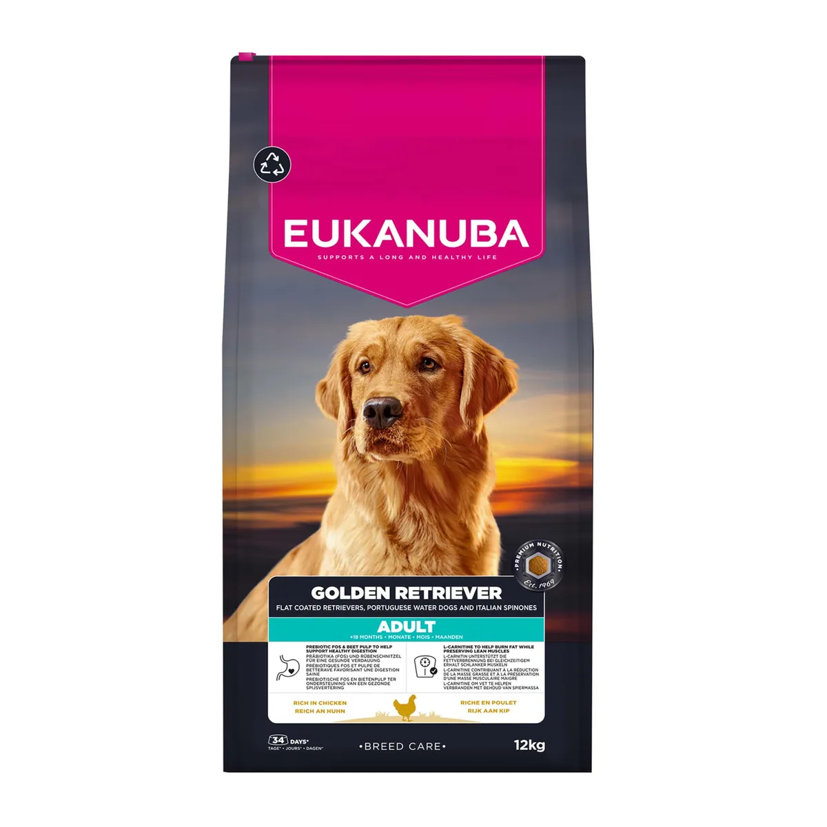 Breed Specific Golden Retriever Hondenvoer - 12 kg by Eukanuba – product photo