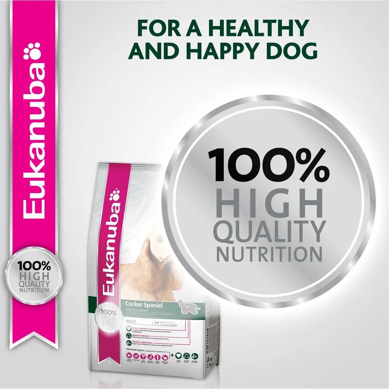 Cocker Spaniël - Breed Specific - Hondenvoer - 7.5 kg by Eukanuba – product photo