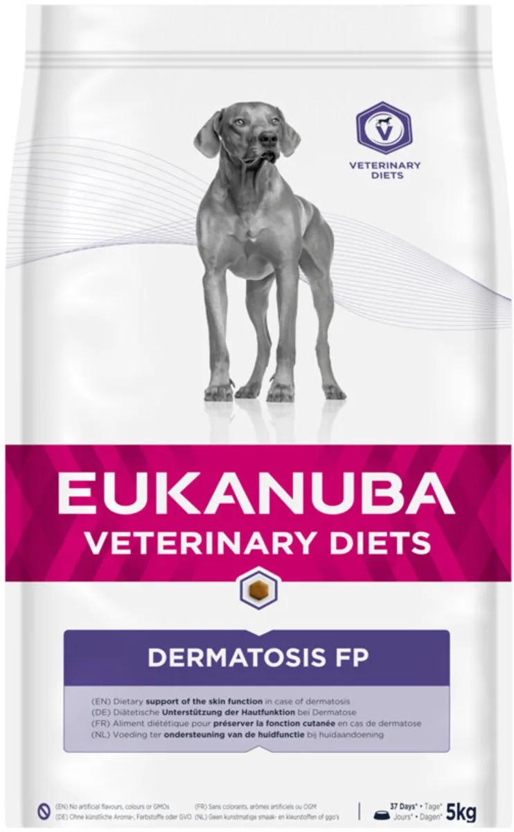 Dermatosis Serie - Honden Droogvoer - 5kg - Rijk aan Eiwitten - Hypoallergeen de Eukanuba – photo produit