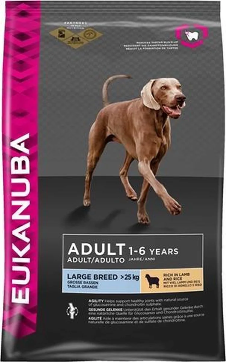 Dog Adult Large Breed Lam/Rice 3 kg de Eukanuba – photo produit