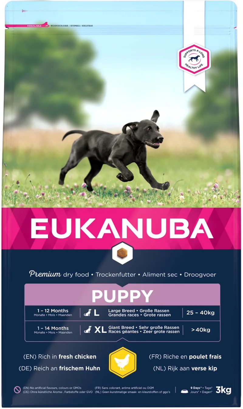 Growing Puppy Large Breed Kip - Hondenvoer - 3 kg by Eukanuba – product photo