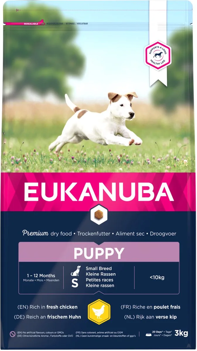 Growing Puppy Small Breed Kip - Hondenvoer - 3 kg von Eukanuba – Produktfoto