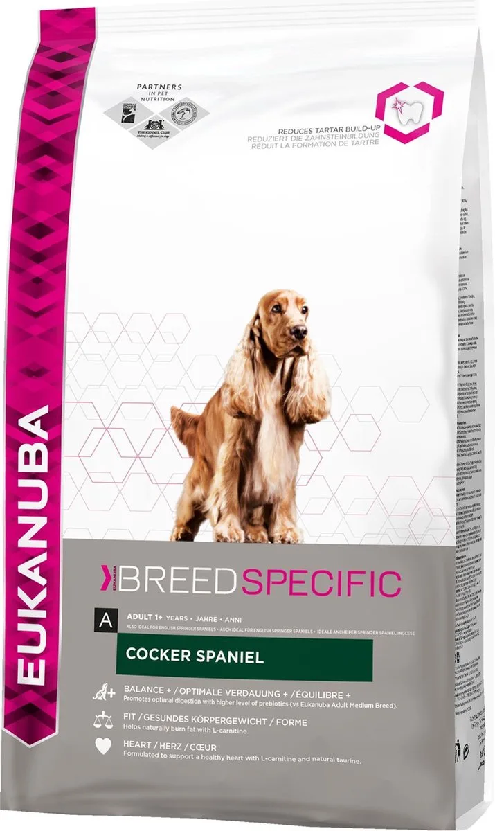 hondenvoer Cocker spaniel 7,5KG von Eukanuba – Produktfoto