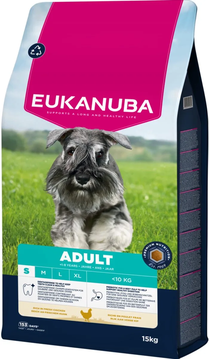 Hondenvoer Droog Life Care Dog Adult Small Kip - 15 kg by Eukanuba – product photo
