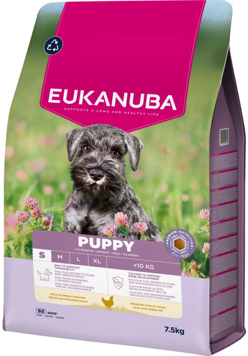 Hondenvoer Droog Life Care Dog Puppy Small Kip - 7,5 kg de Eukanuba – photo produit