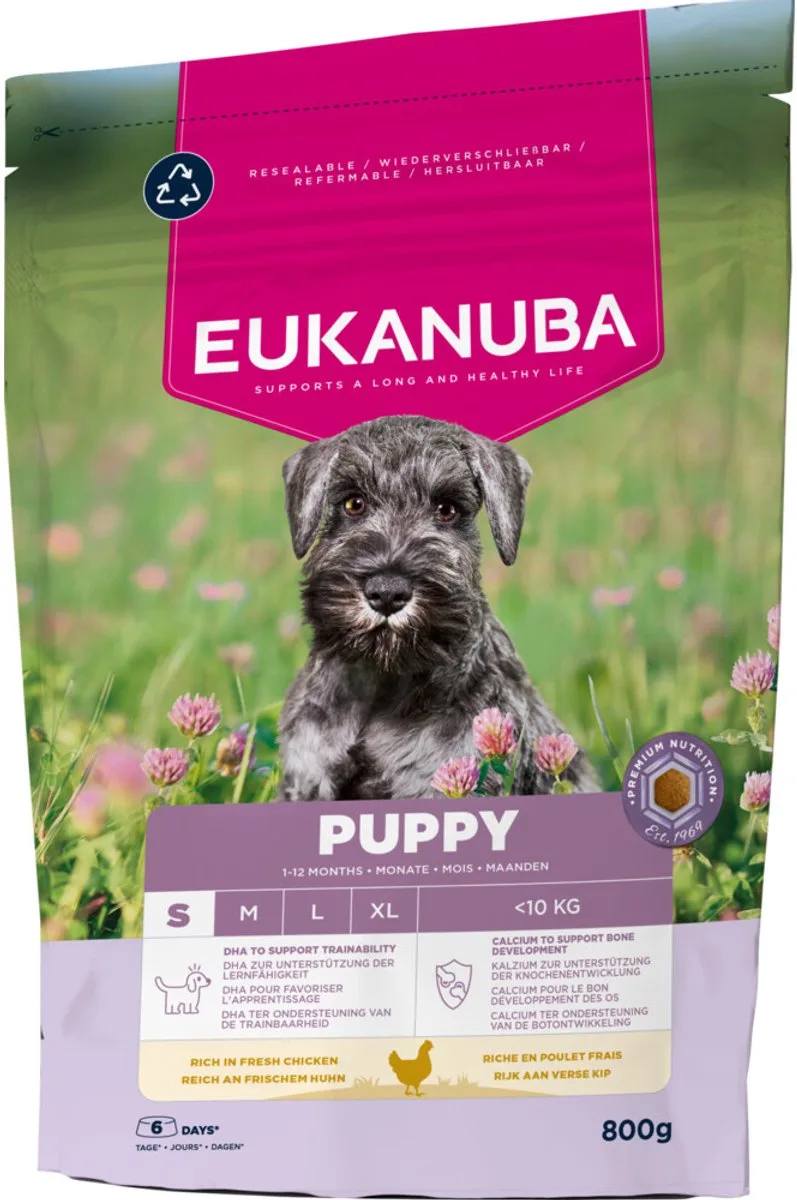 Hondenvoer Droog Life Care Dog Puppy Small Kip - 800 gr de Eukanuba – photo produit