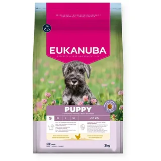 Hondenvoer Voor Kleine Puppy´s Rijk Aan Kip 3 Kg by Eukanuba – product photo 1 of 3