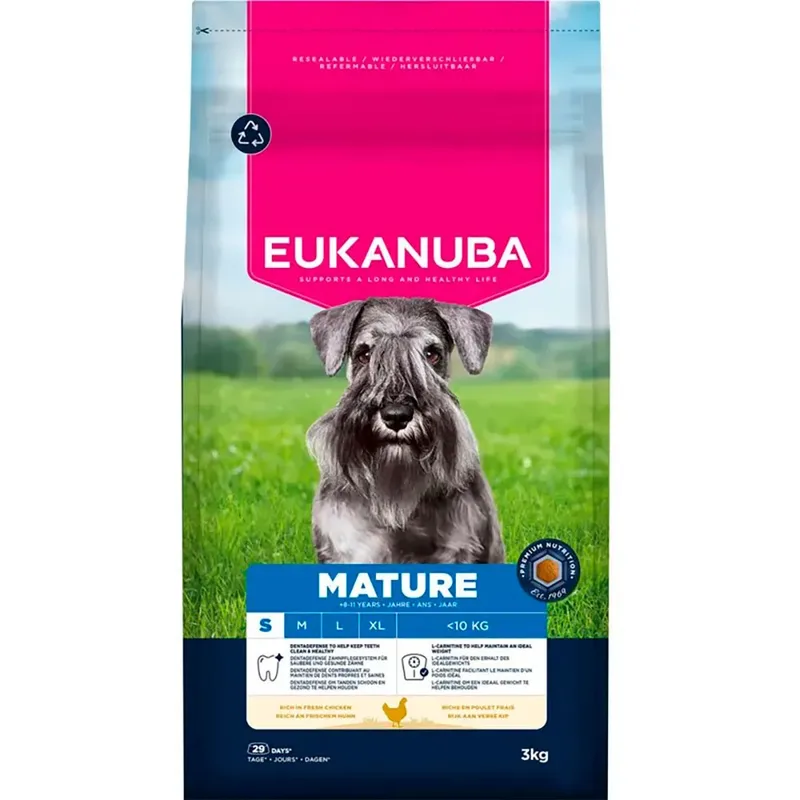 Hondenvoer Voor Oudere Kleine Honden Rijk Aan Kip 3kg 3 Kg de Eukanuba – photo produit 1 sur 6