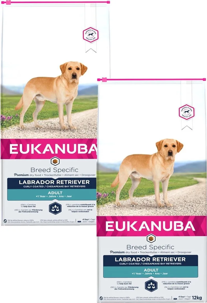 Labrador - Hondenvoer - 2 x Kip 12 kg de Eukanuba – photo produit