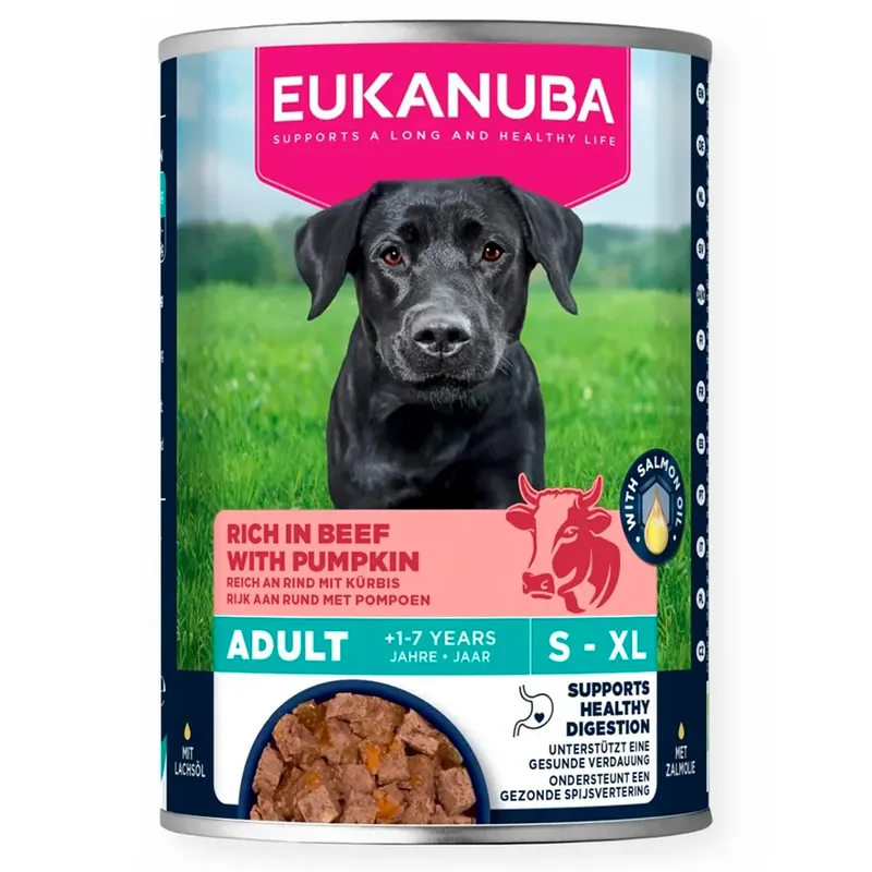 Life Care Rijk Aan Rundvlees En Pompoen Natvoer Voor Honden 400g by Eukanuba – product photo