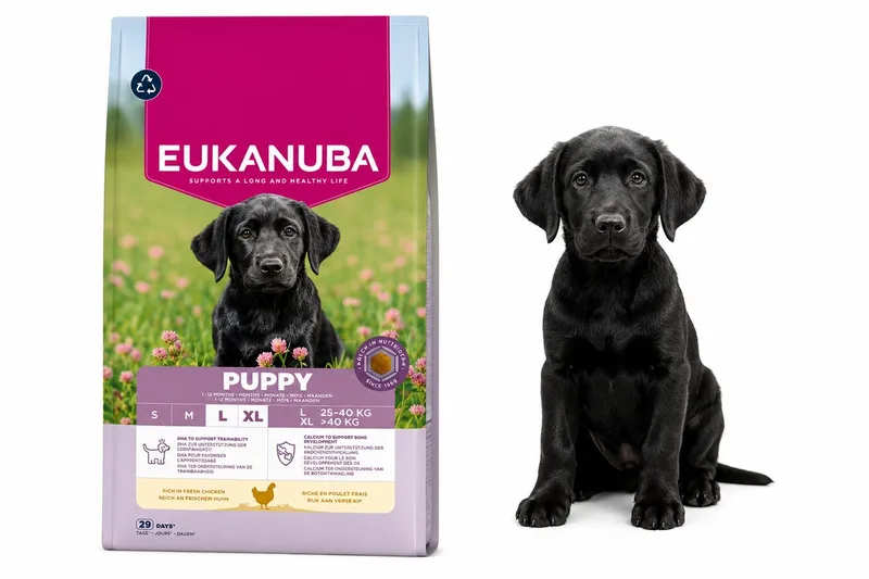 Puppy - Hondenvoer - Grote Rassen - Kip - 18kg de Eukanuba – photo produit