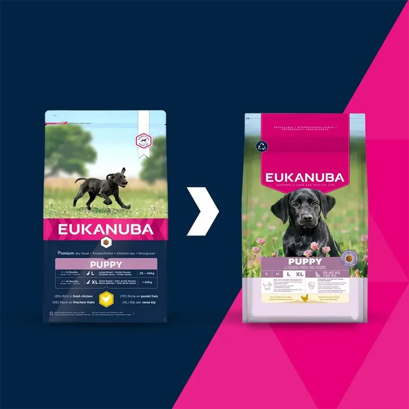 Puppy Large - Hondenvoer - Kurkuma - Hoogwaardig Eiwit - Grote Rassen de Eukanuba – photo produit 3 sur 3
