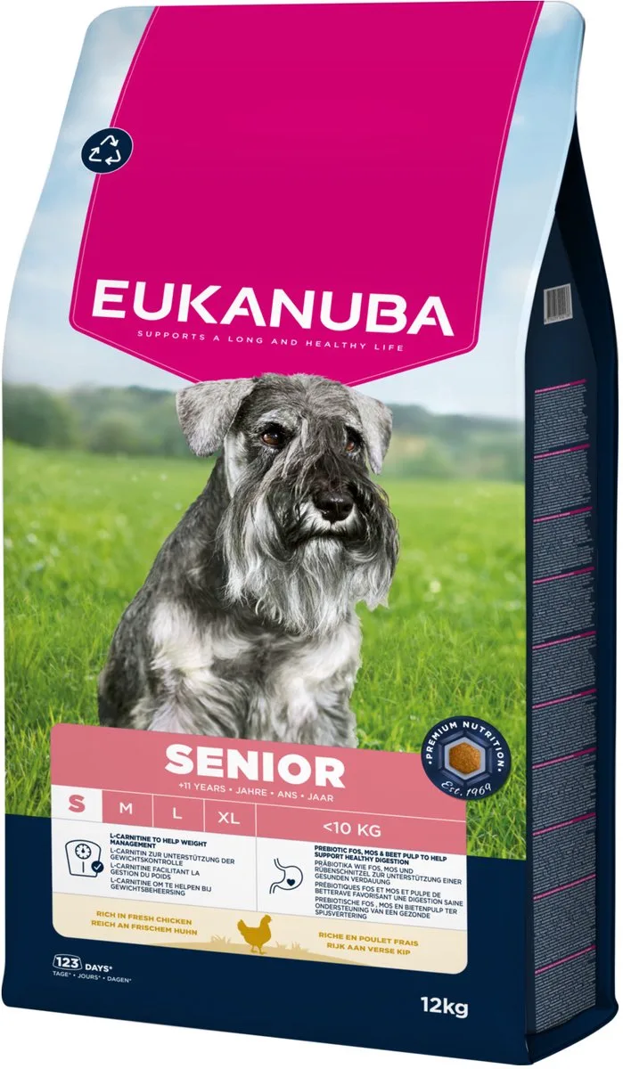 Senior Small Breed Kip - Hondenbrokken - 12 kg von Eukanuba – Produktfoto