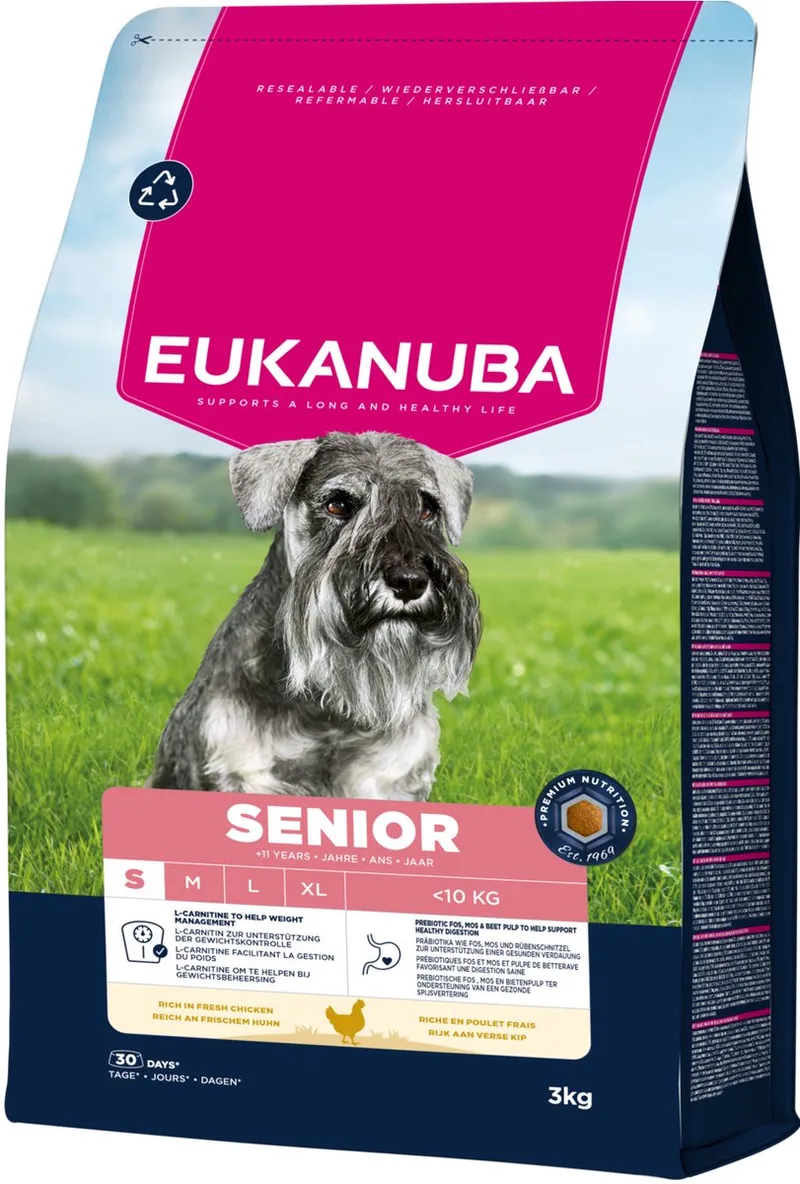 Senior Small Breed Kip - Hondenbrokken - 3 kg de Eukanuba – photo produit
