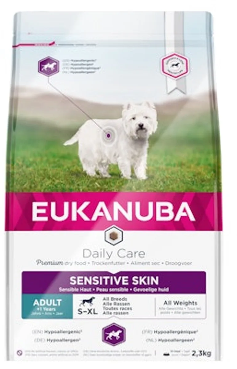 Sensitive Skin - Daily Care - Hond - 2 x 12 kg de Eukanuba – photo produit