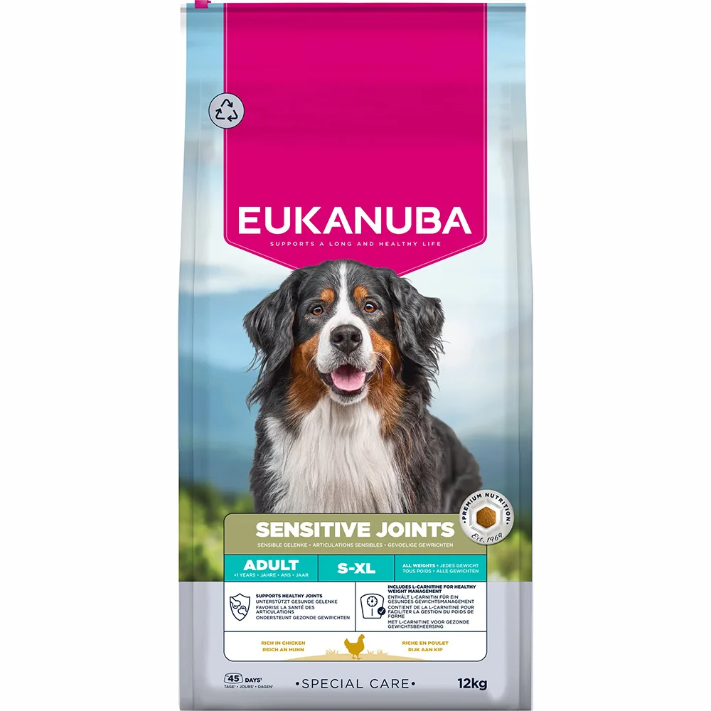 Special Care Adult Sensitive Joints Hondenvoer - 12 kg van Eukanuba – productfoto