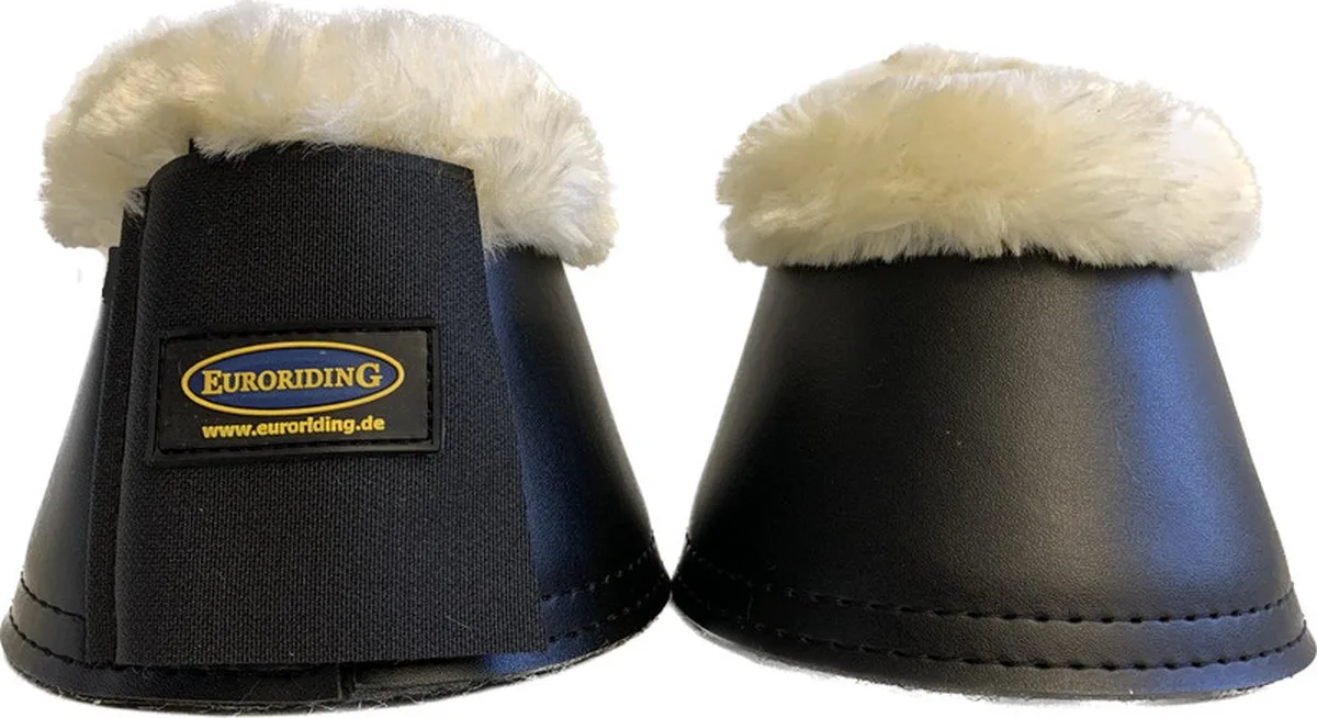 Bell Boots Neoprene Synth. Covered Fur M fra Euroriding i Hvid, Natur – produktbillede