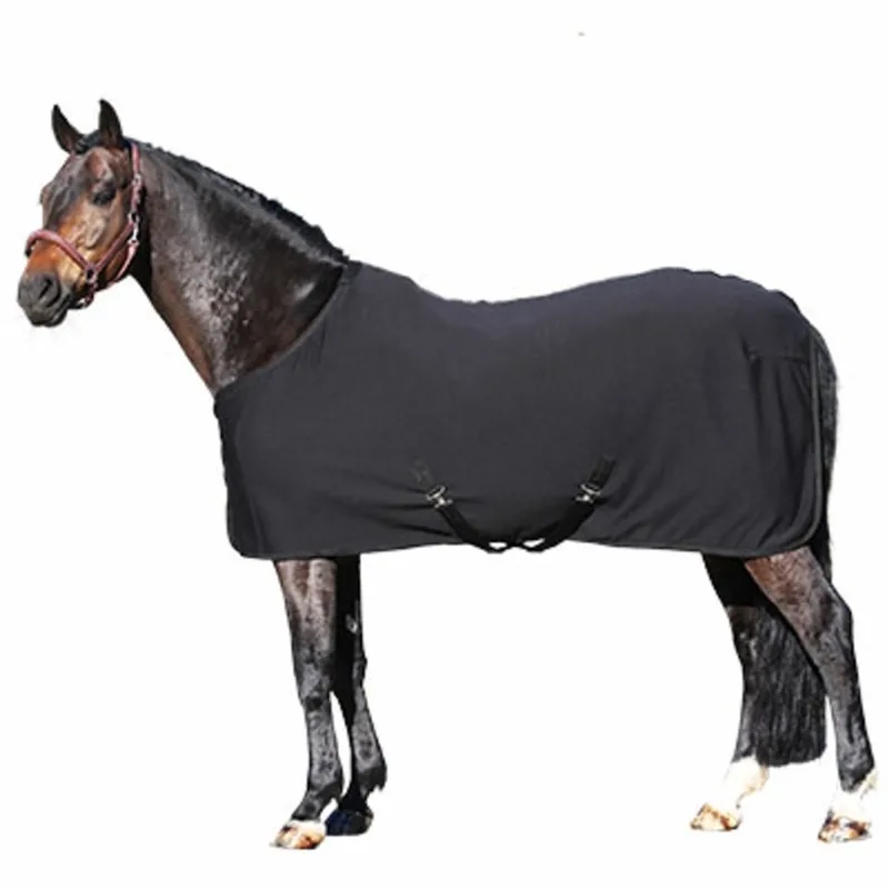 Fleece Paardendeken Super Absorbent 195 by Euroriding in Black – product photo