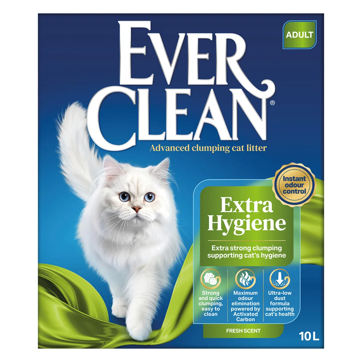 10l Ever Clean® Extra Strong Kattenbakvulling Frisse Geur Kat de Ever Clean – photo produit