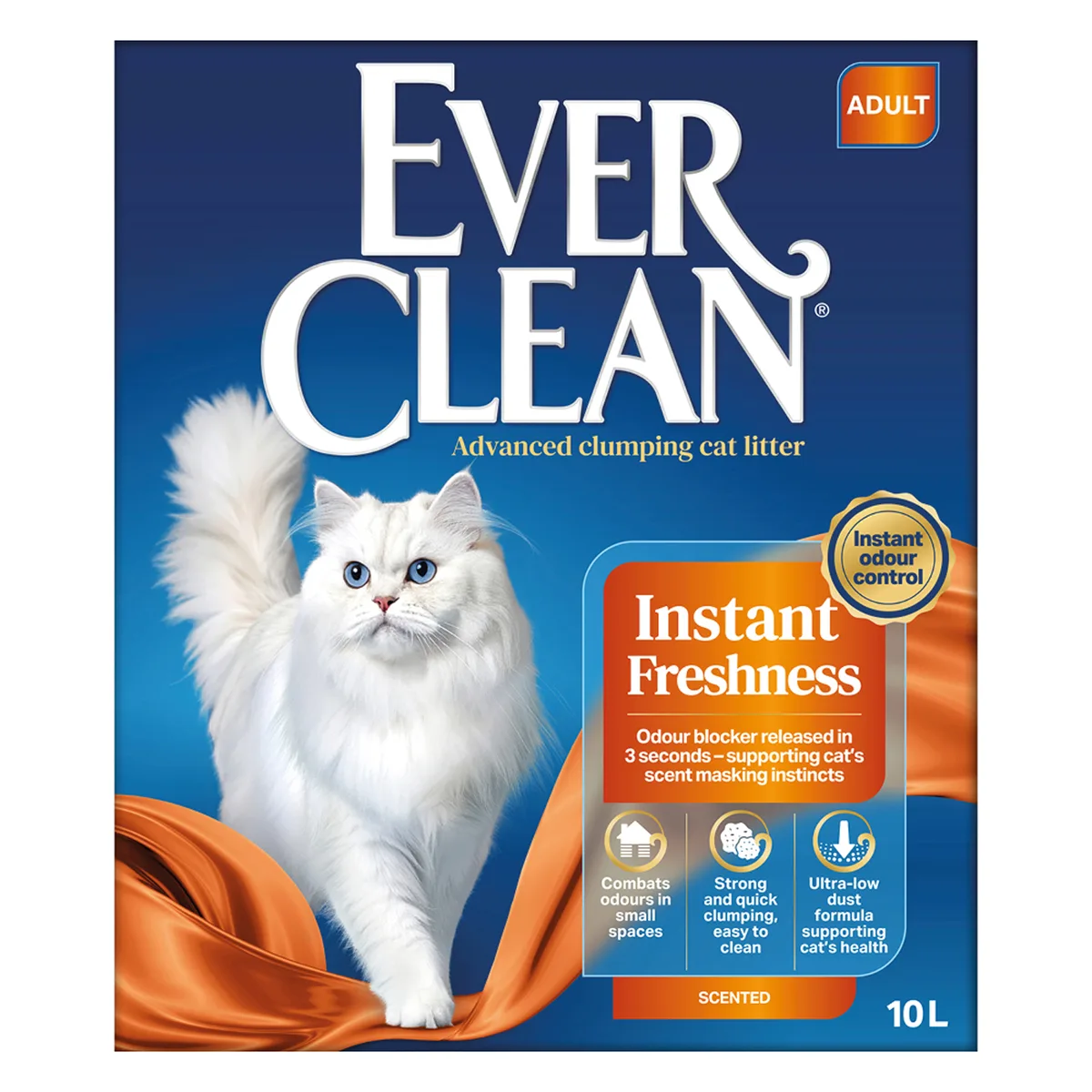 10l Ever Clean® Fast Acting Odour Control Klonterende Kattenbakvulling Kat van Ever Clean – productfoto