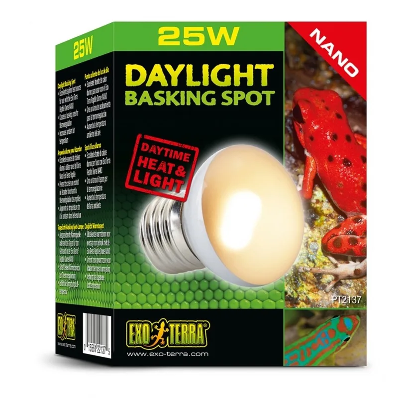 Daylight Basking Spot NANO 25W | Daglicht warmtespot voor kleine terraria de Exo Terra en <> – photo produit