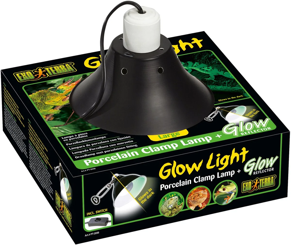 Glow Light - Porcelein van Exo Terra in Zwart – productfoto