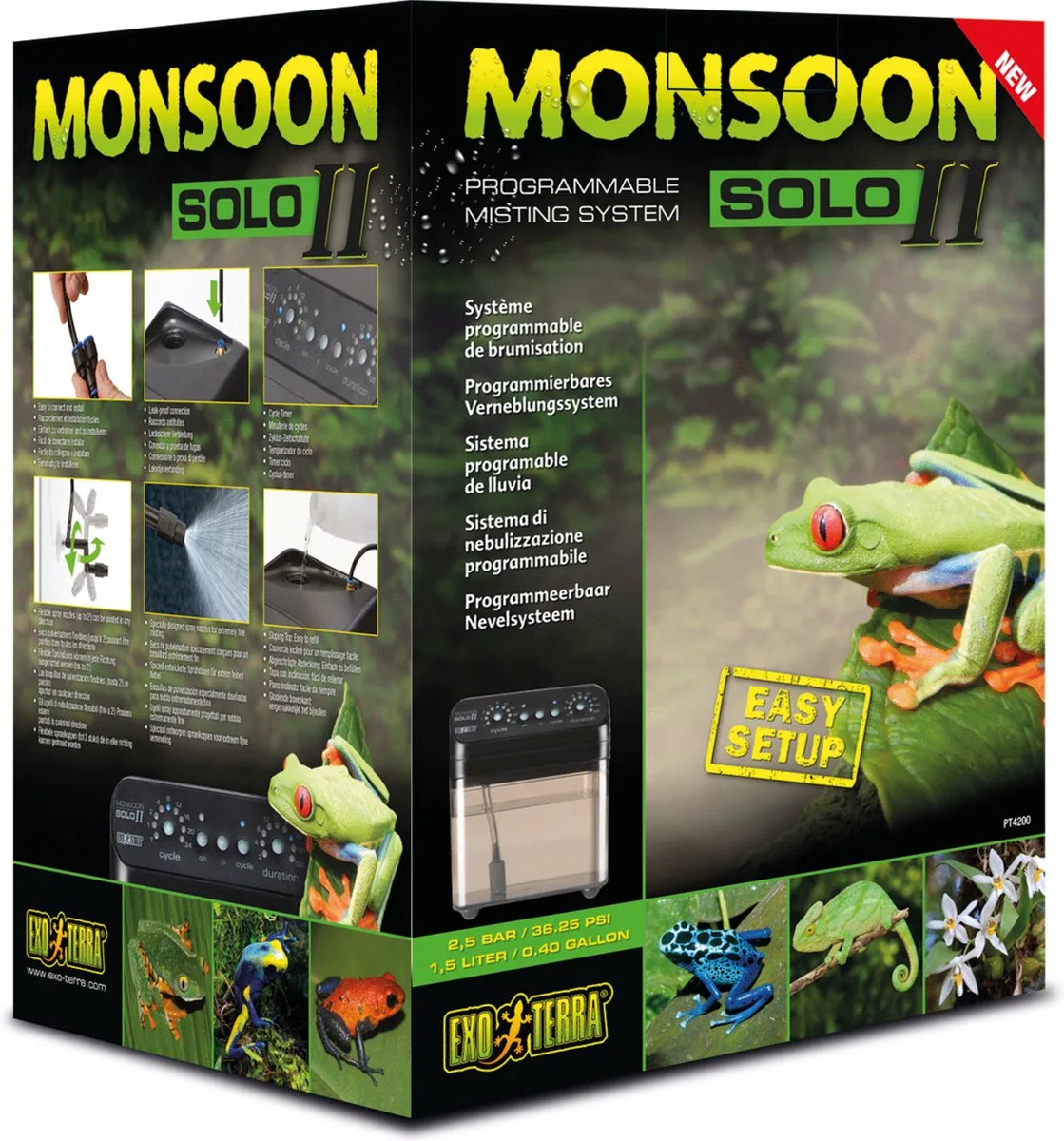 Monsoon Solo Ii Programmerbart Dimmsystem 1.5l från Exo Terra i Svart – produktbild