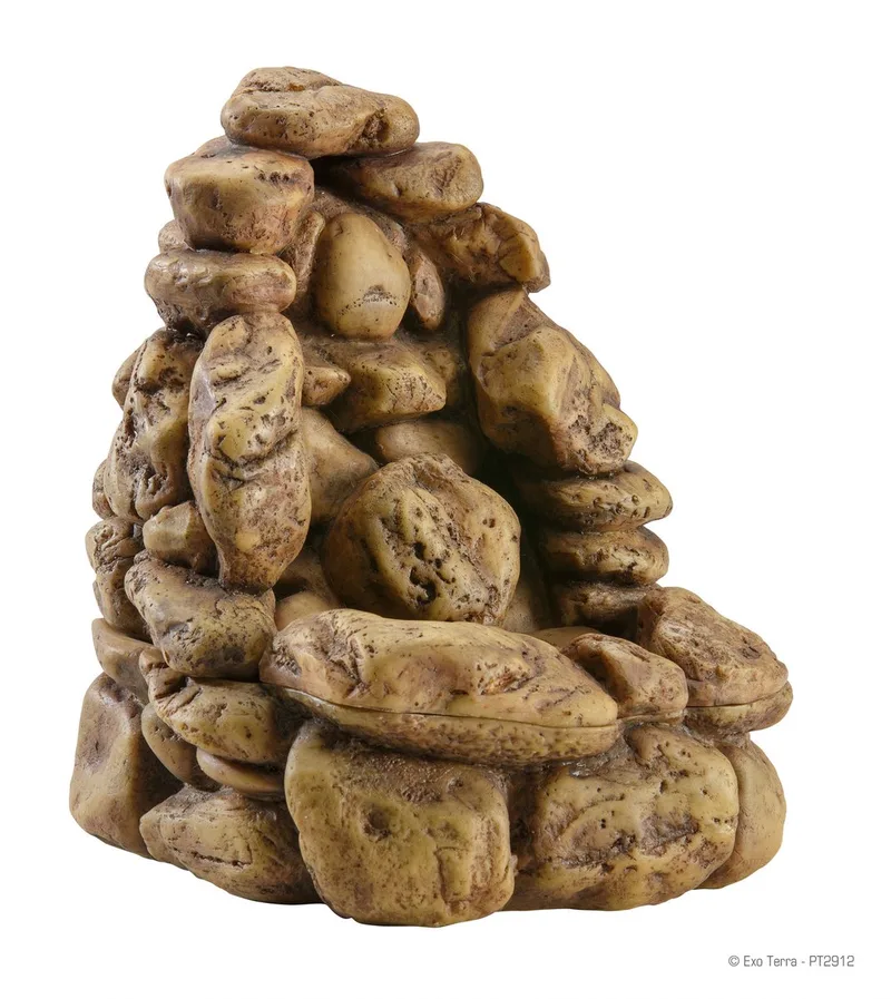 Pebble waterfall - Terrarium decoratie - Medium - 19 x 21,5 x 18,5 cm de Exo Terra en <> – photo produit