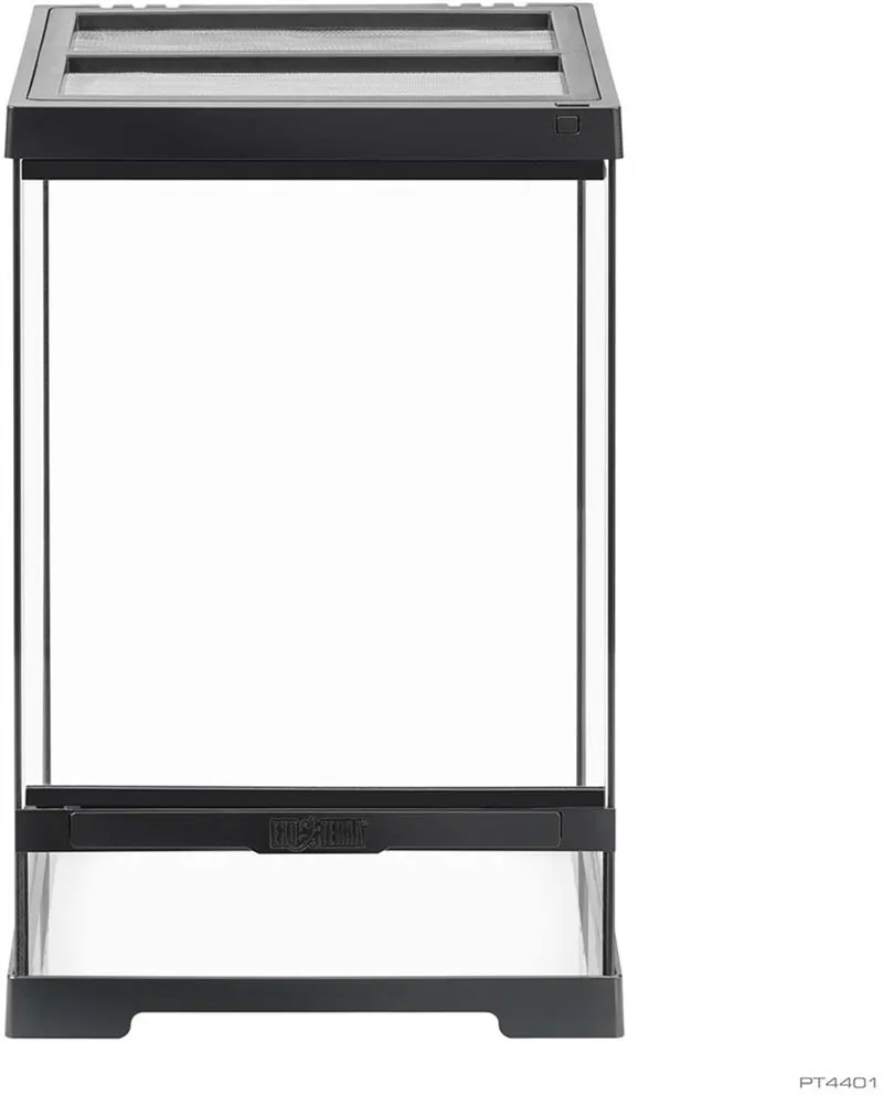 Pro Terrarium | Advanced Natural Terrarium 45×45×60 cm met 3-traps ventilatie by Exo Terra in Black – product photo