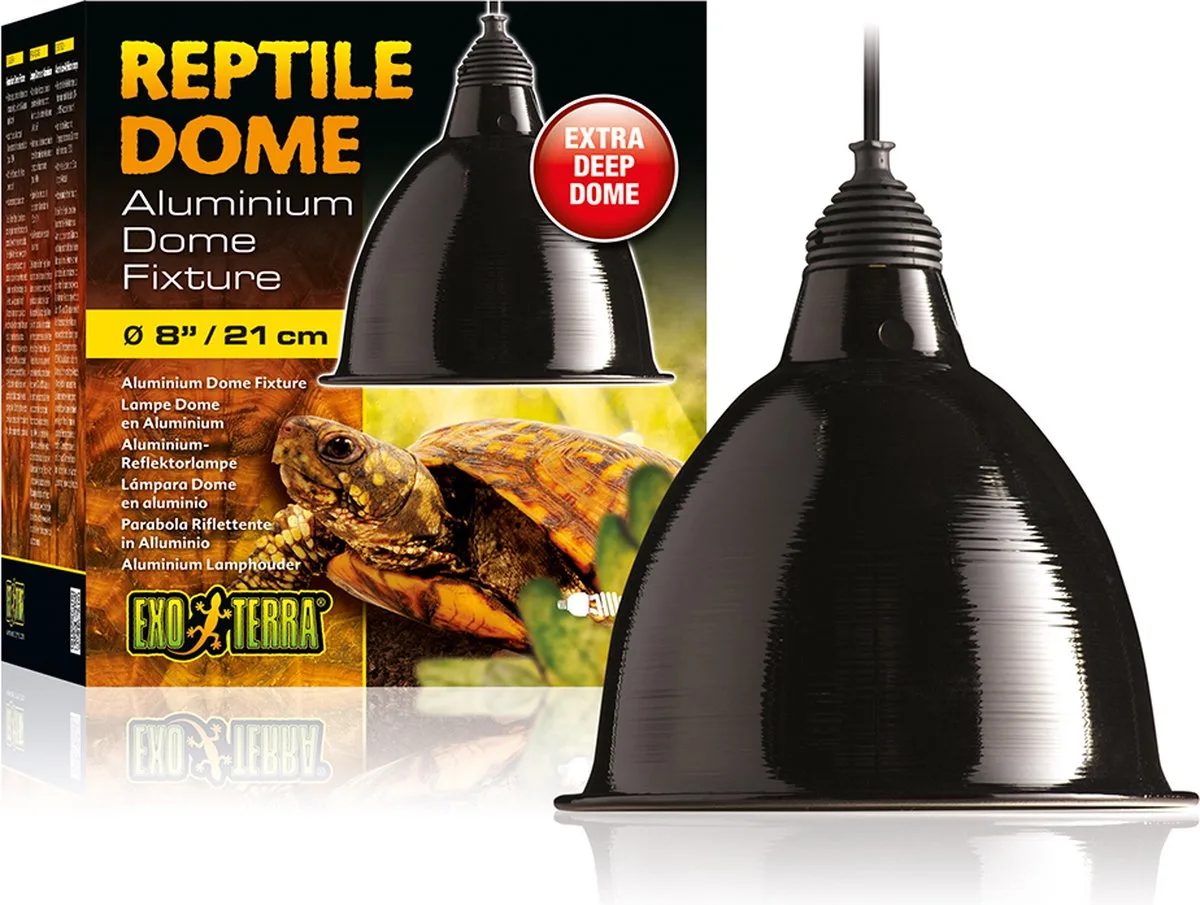 Reptile Dome 21 cm Large von Exo Terra in Schwarz – Produktfoto