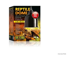 Reptile Dome - Terrarium Verlichting - Ø 15CM -160W de Exo Terra en Noir – photo produit 2 sur 3