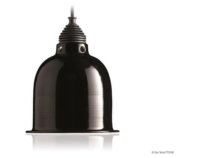 Reptile Dome - Terrarium Verlichting - Ø 15CM -160W de Exo Terra en Noir – photo produit 3 sur 3
