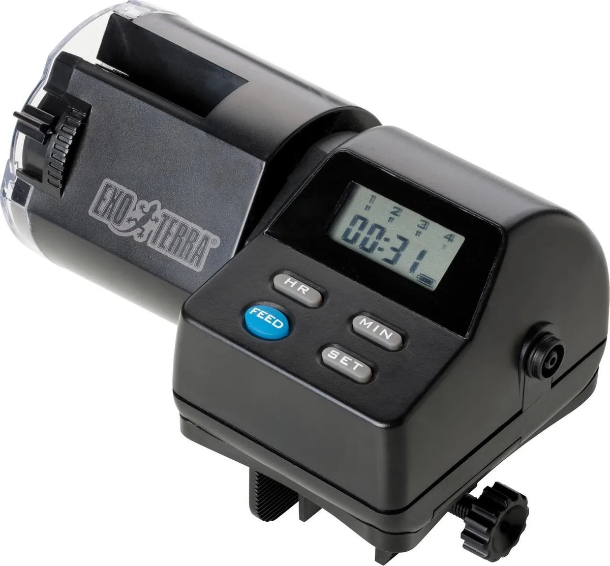 Schildpad voederautomaat - 10,9 x 16,5 x 10,2cm van Exo Terra in Zwart – productfoto