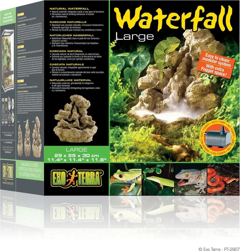 Terrarium decoratie Pebble waterval - 17 x 16 x 20cm van Exo Terra in <> – productfoto
