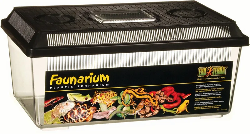 Terrarium Faunarium Laag - M - 36 x 21 x 16 cm von Exo Terra in Schwarz – Produktfoto