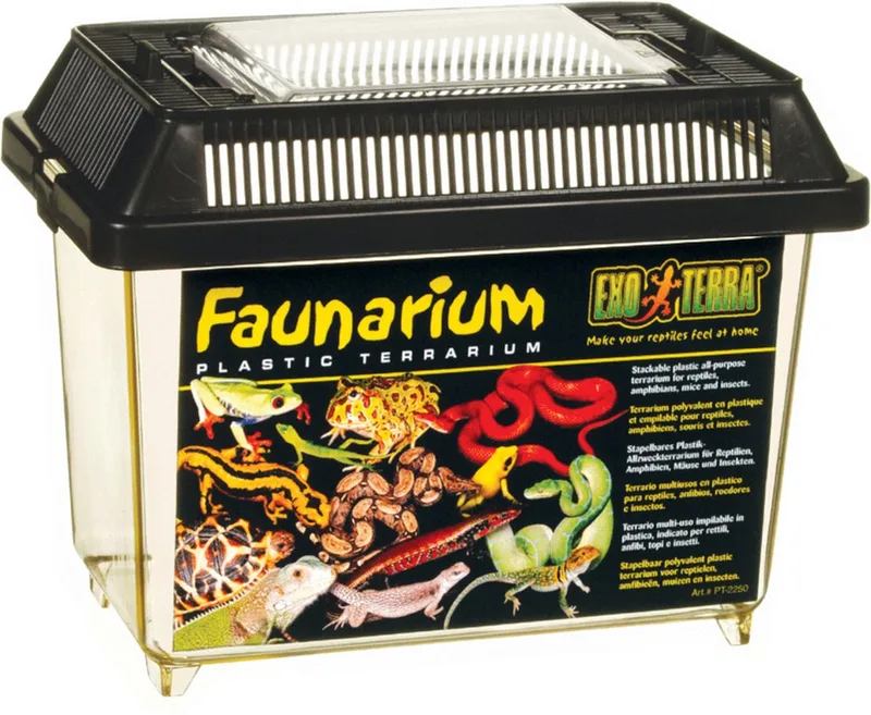 Terrarium Faunarium Mini 18x11x12.5 cm de Exo Terra en Noir – photo produit