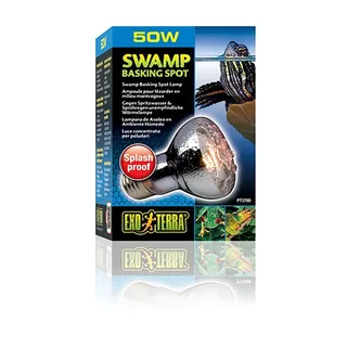 Terrariumverlichting - Reptielen - Ex Swamp Basking Spot Spatwaterdicht 75w - 6,5x6,5x10cm - 1st fra Exo Terra i Glas – produktbillede 3 af 3