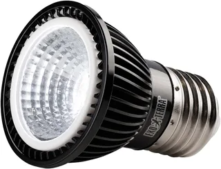 TerraSky UV UVB LED spot | compacte gerichte LED-verlichting | 20.000 uur levensduur | E27-fitting fra Exo Terra i Sort – produktbillede 1 af 3