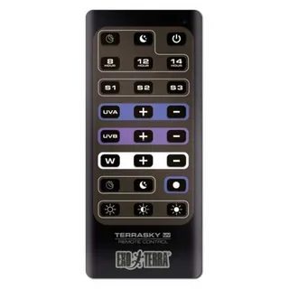 TerraSky UV UVB LED terrarium verlichting 38–61 cm | 10 W | instelbaar UVA | UVB | timer | IP54 de Exo Terra en Noir – photo produit 2 sur 3