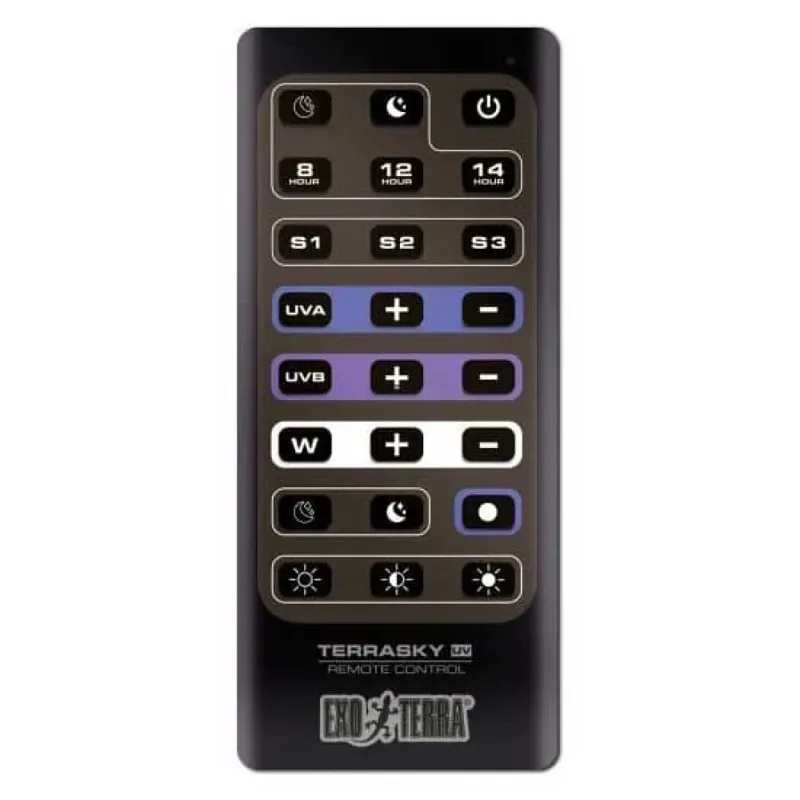 TerraSky UV UVB LED terrarium verlichting 38–61 cm | 10 W | instelbaar UVA | UVB | timer | IP54 de Exo Terra en Noir – photo produit 2 sur 3