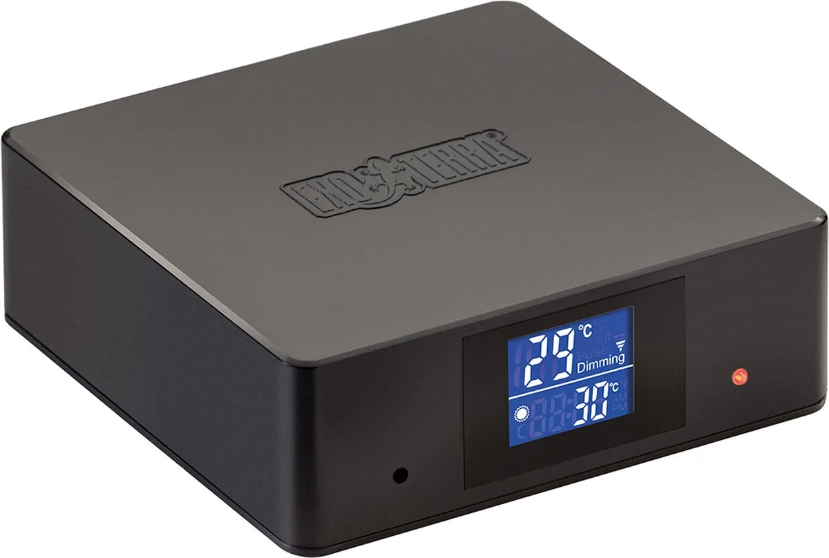 Thermostat Mit Tag-und Nacht-timer 600w von Exo Terra in Schwarz – Produktfoto
