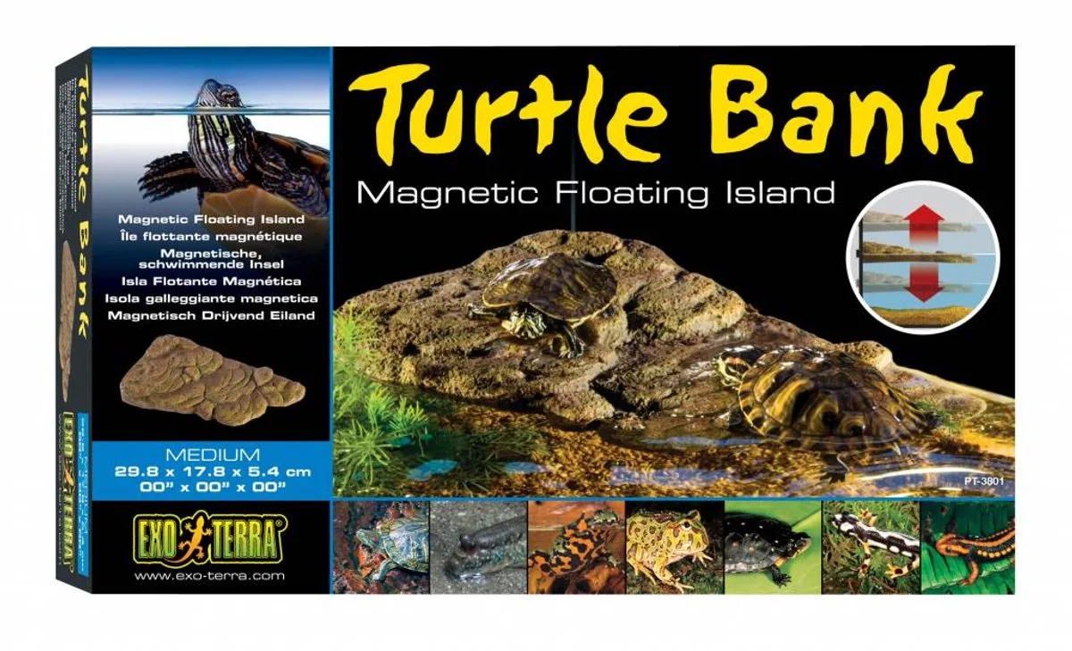 Turtle Bank - Medium - 29,8 x 17,8 x 5,4 cm von Exo Terra in Braun – Produktfoto