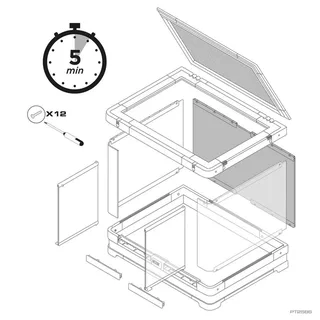 Vista 60 Terrarium 60x45x45cm de Exo Terra – photo produit 4 sur 4