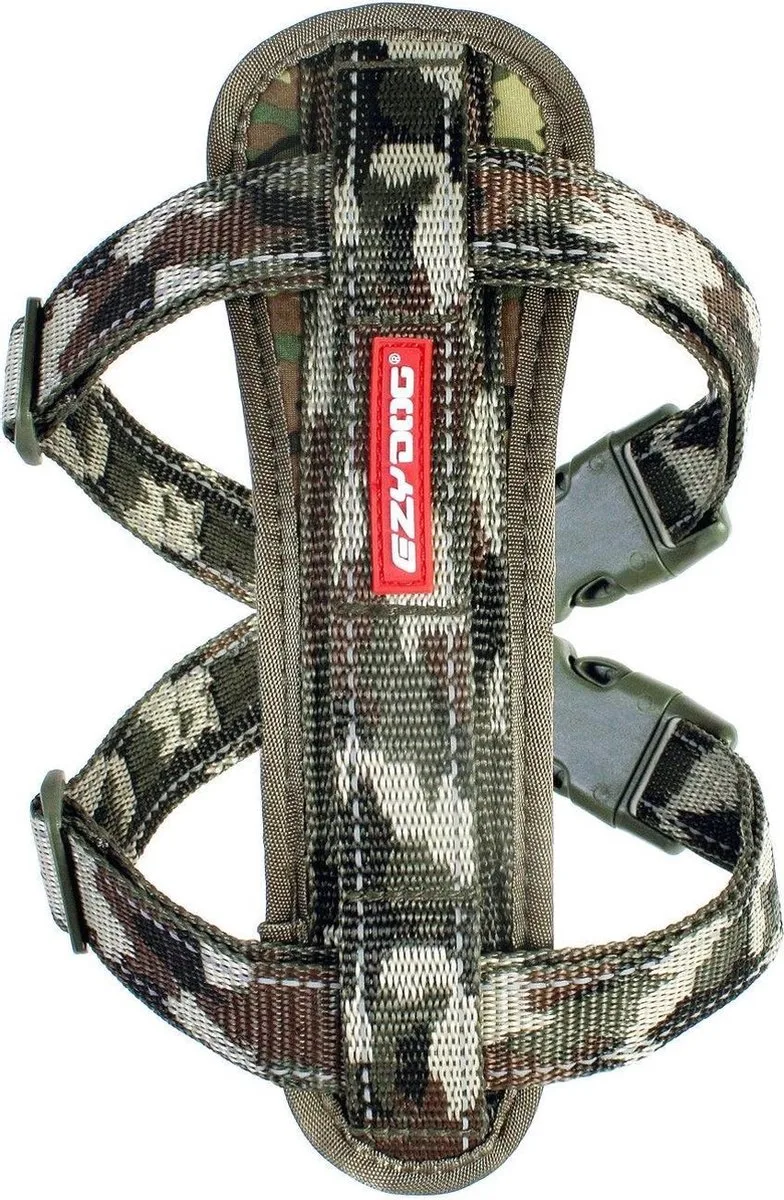 Chest Plate Hondentuig - Harnas voor Honden - S - Camouflage by Ezydog in Camo – product photo